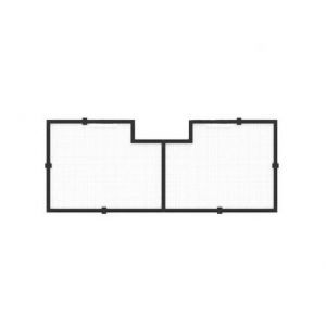 Red Sea Aquarium Net Mesh Lid Screen 60" / 150cm x 80cm Inc cutout